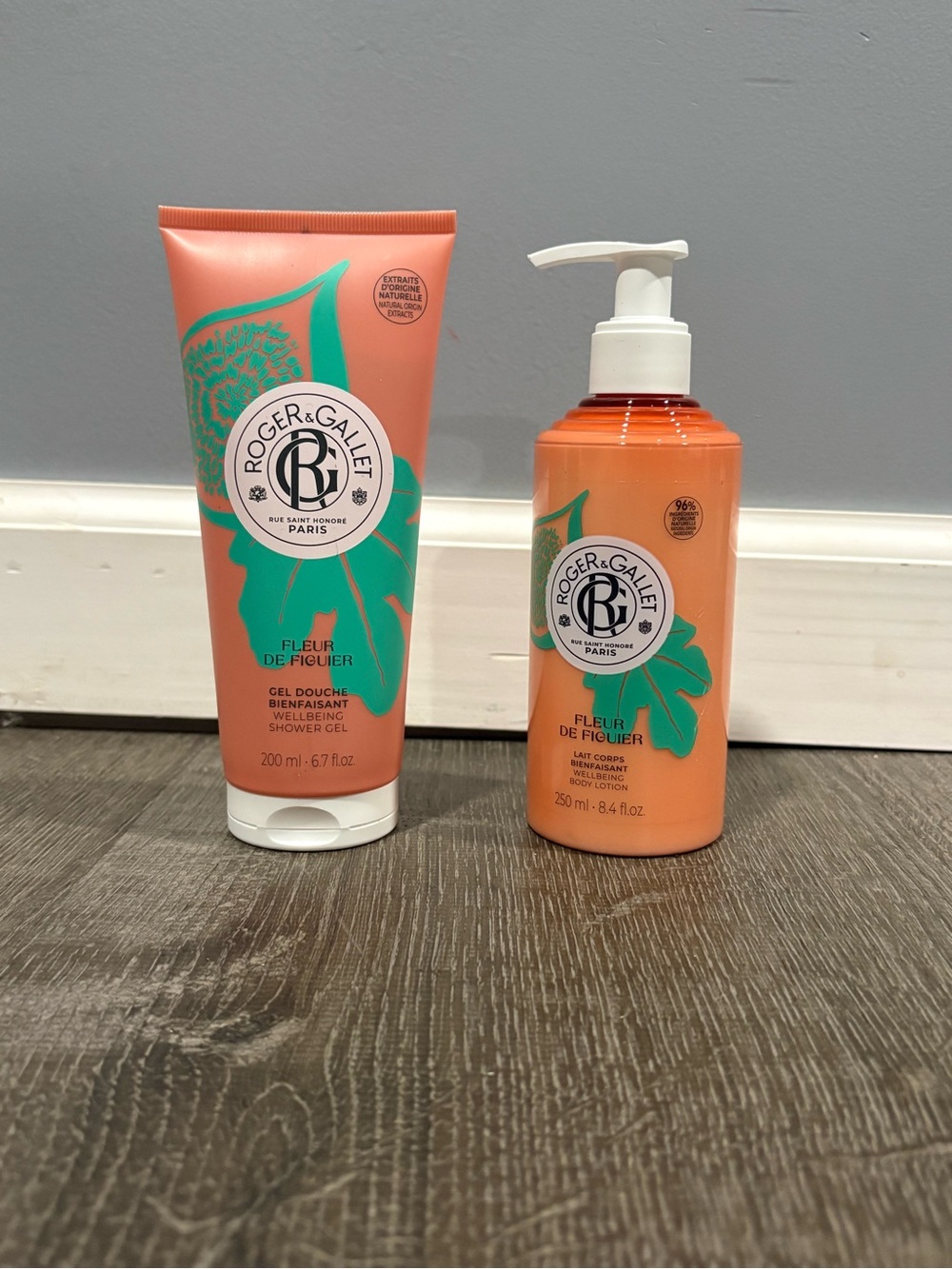 Roger & Gallet Fleur de Figuier Shower Gel & Body Lotion - Orange